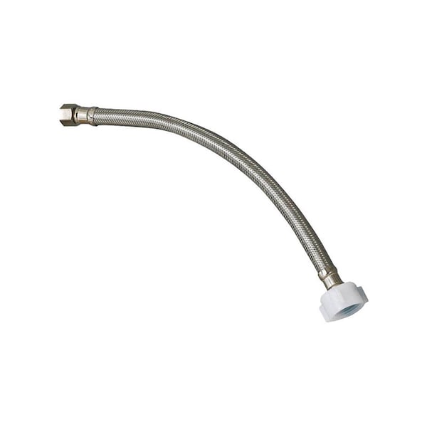 Plumb Pak EZ 3/8 in. Compression in. X 7/8 in. D Ballcock 20 in. Stainless Steel Toilet Supply Line PP23806 - main